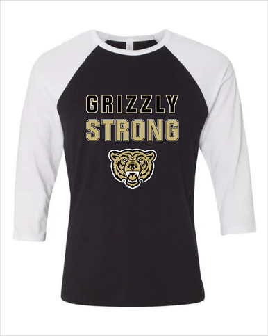 Golden Valley Grizzlies Strong #2 Men's Baseball T-Shirt