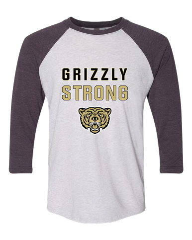 Golden Valley Grizzlies Strong #2 Women's Baseball T-Shirt