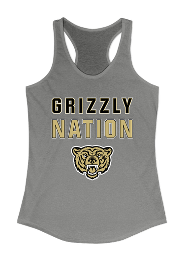 Golden Valley Grizzlies Nation #2 Women's Tank Top