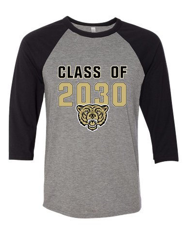 Golden Valley Grizzlies Class of 2030 Men's Baseball T-Shirt