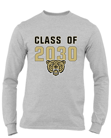 Golden Valley Grizzlies Class of 2030 Men's LS T-Shirt