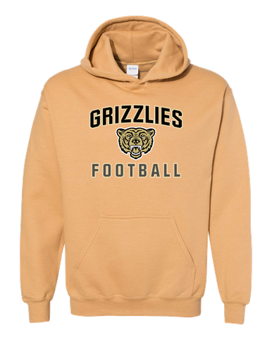 Golden Valley Grizzlies Football #1 Men's Hoodie
