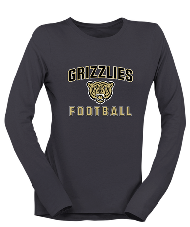 Golden Valley Grizzlies Football #1 Women's LS T-Shirt