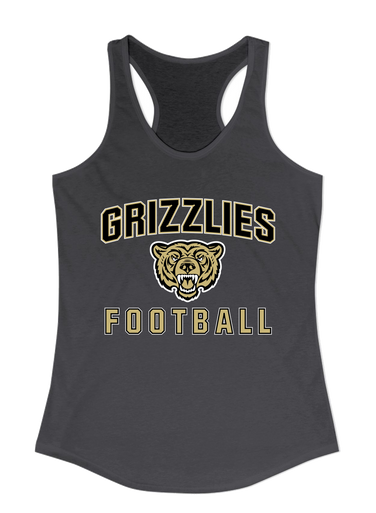 Golden Valley Grizzlies Football #1 Women's Tank Top