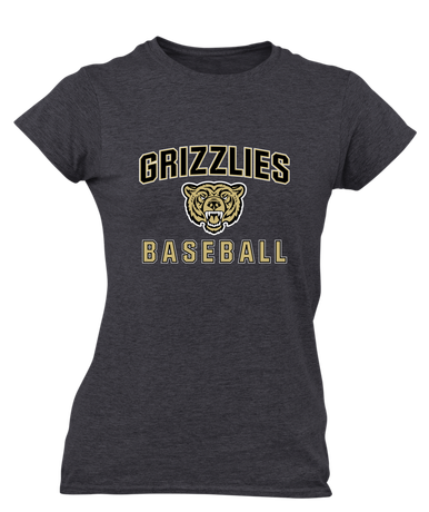 Golden Valley Grizzlies Baseball #1 Women's SS T-Shirt