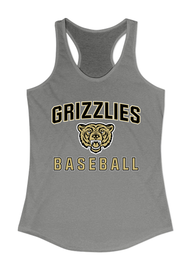 Golden Valley Grizzlies Baseball #1 Women's Tank Top