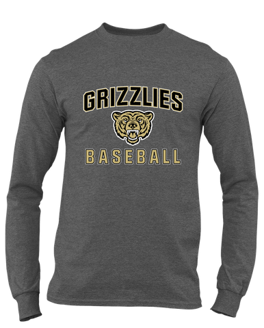 Golden Valley Grizzlies Baseball #1 Men's LS T-Shirt