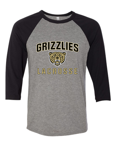 Golden Valley Grizzlies Lacrosse Men's Baseball T-Shirt