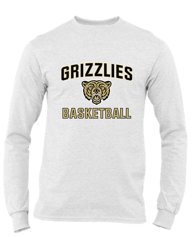 Golden Valley Grizzlies Basketball #1 Men's LS T-Shirt