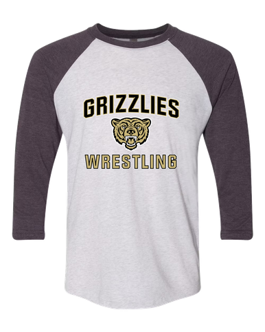 Golden Valley Grizzlies Wrestling Women's Baseball T-Shirt