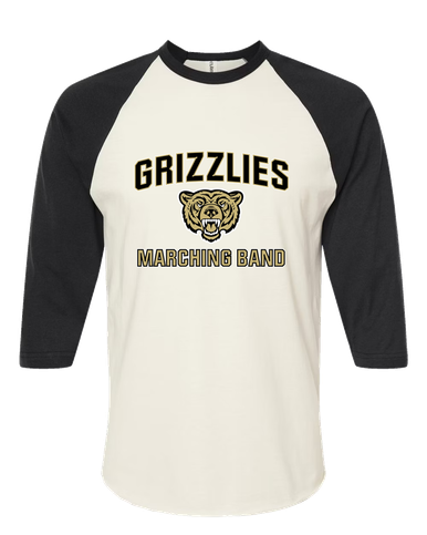 Golden Valley Grizzlies Marching Band Women's Baseball T-Shirt