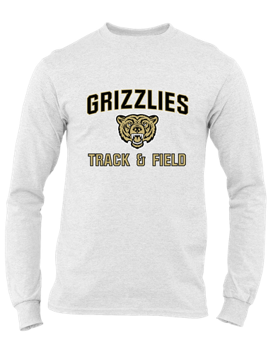 Golden Valley Grizzlies Track & Field Men's LS T-Shirt