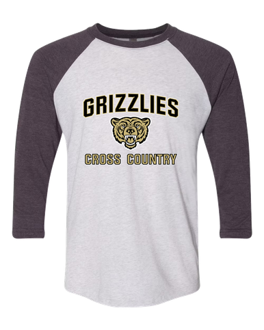 Golden Valley Grizzlies Cross Country Women's Baseball T-Shirt