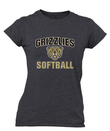 Golden Valley Grizzlies Softball #1 Women's SS T-Shirt