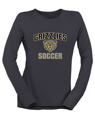 Golden Valley Grizzlies Soccer #1 Women's LS T-Shirt
