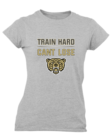 Golden Valley Grizzlies Train Hard, Can't Lose Women's Premium SS T-Shirt