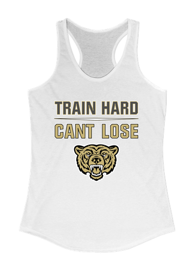 Golden Valley Grizzlies Train Hard, Can't Lose Women's Tank Top