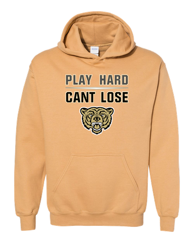 Golden Valley Grizzlies Play Hard, Can't Lose Men's Hoodie