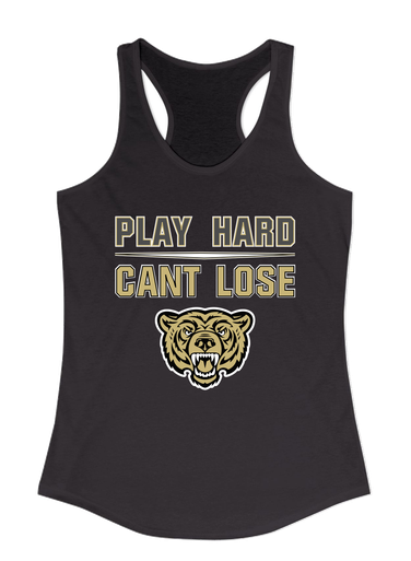 Golden Valley Grizzlies Play Hard, Can't Lose Women's Tank Top
