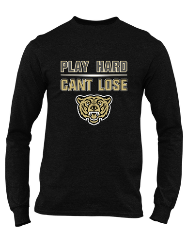 Golden Valley Grizzlies Play Hard, Can't Lose Men's Premium LS T-Shirt