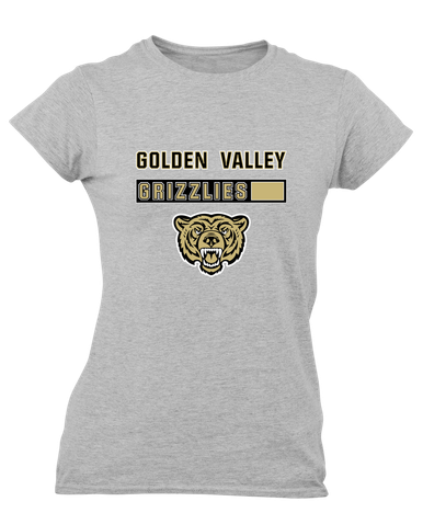 Golden Valley Grizzlies Mascot #7 Women's SS T-Shirt