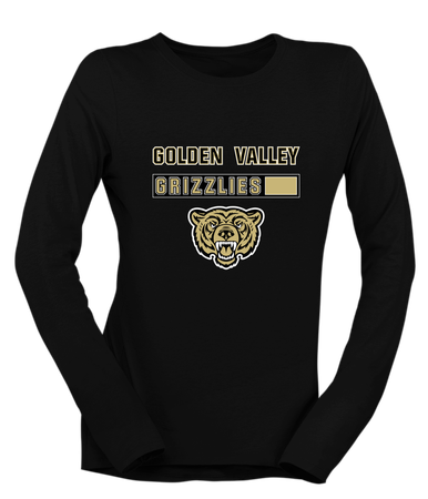 Golden Valley Grizzlies Mascot #7 Women's LS T-Shirt