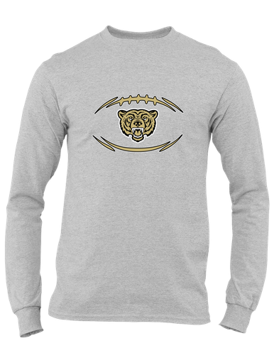 Golden Valley Grizzlies Football #3 Men's LS T-Shirt