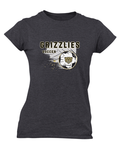Golden Valley Grizzlies Soccer #2 Women's Premium SS T-Shirt