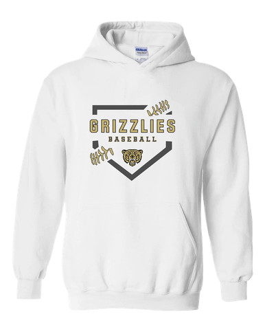 Golden Valley Grizzlies Baseball #2 Men's Hoodie