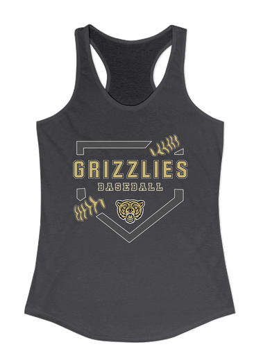 Golden Valley Grizzlies Baseball #2 Women's Tank Top