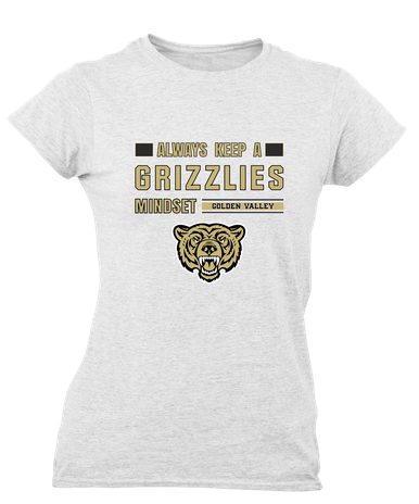 Golden Valley Grizzlies Mindset Women's Premium SS T-Shirt