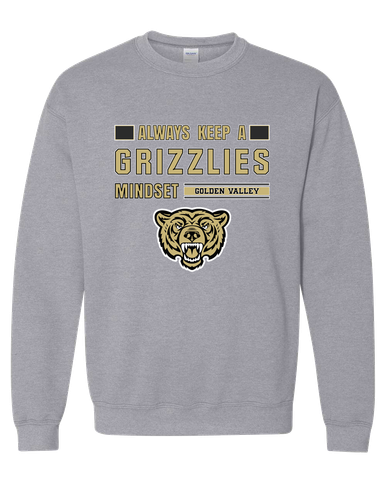 Golden Valley Grizzlies Mindset Men's Sweatshirt
