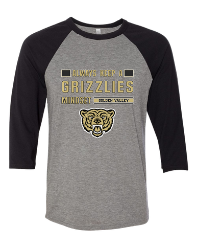 Golden Valley Grizzlies Mindset Women's Baseball T-Shirt