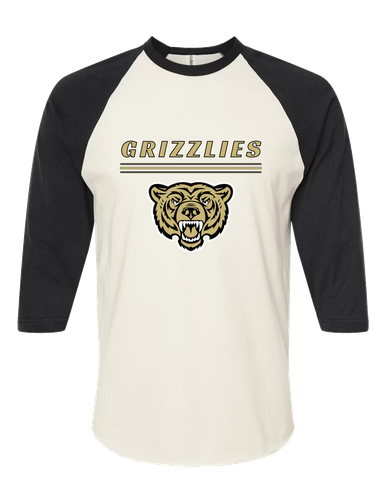Golden Valley Grizzlies Mascot #8 Men's Baseball T-Shirt
