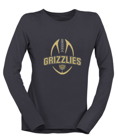 Golden Valley Grizzlies Football #5 Women's Premium LS T-Shirt