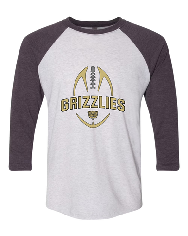 Golden Valley Grizzlies Football #5 Women's Baseball T-Shirt