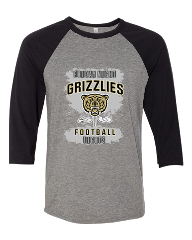 Golden Valley Grizzlies Football #6 Women's Baseball T-Shirt