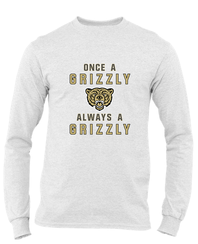 Golden Valley Grizzlies Once A Men's Premium LS T-Shirt
