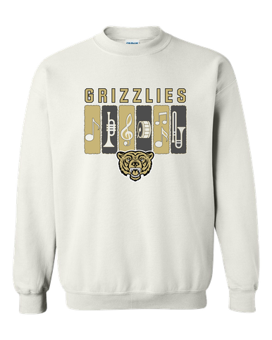 Golden Valley Grizzlies Band # 2 Men's Sweatshirt