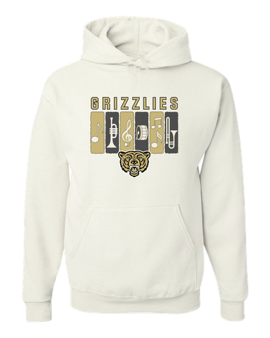 Golden Valley Grizzlies Band # 2 Men's Premium Hoodie