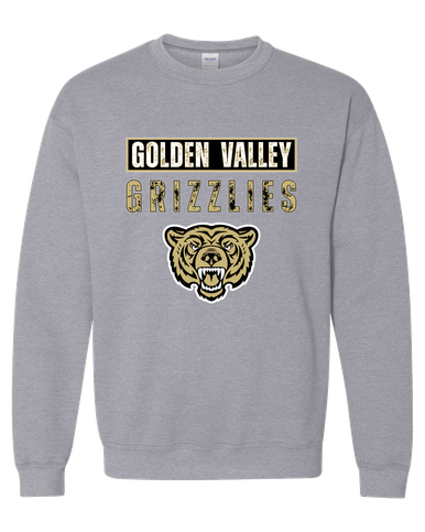 Golden Valley Grizzlies Mascot #9 Men's Sweatshirt