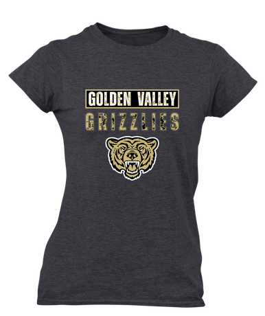 Golden Valley Grizzlies Mascot #9 Women's SS T-Shirt