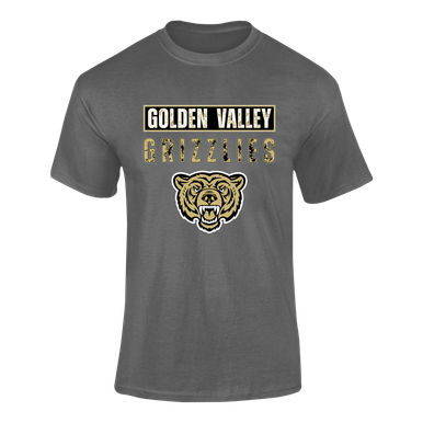 Golden Valley Grizzlies Mascot #9 Men's SS T-Shirt