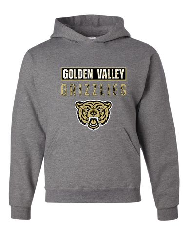 Golden Valley Grizzlies Mascot #9 Men's Premium Hoodie