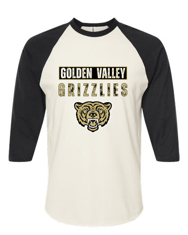 Golden Valley Grizzlies Mascot #9 Women's Baseball T-Shirt