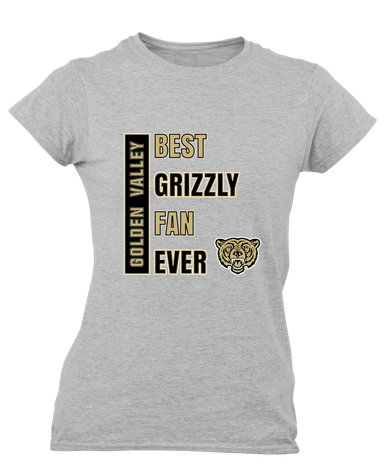 Golden Valley Grizzlies Best Grizzly Fan Women's SS T-Shirt