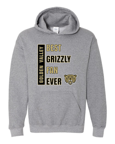 Golden Valley Grizzlies Best Grizzly Fan Men's Hoodie