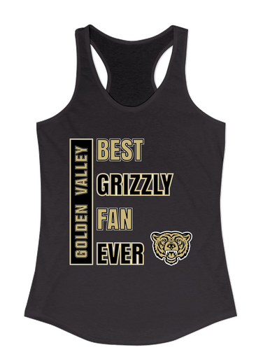Golden Valley Grizzlies Best Grizzly Fan Women's Tank Top