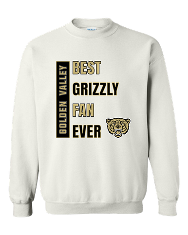 Golden Valley Grizzlies Best Grizzly Fan Men's Sweatshirt