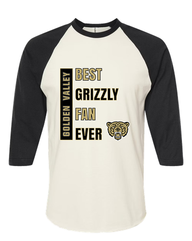 Golden Valley Grizzlies Best Grizzly Fan Men's Baseball T-Shirt